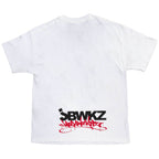 Jabbawockeez Dance Face Fill Logo White T-shirt Tee - S