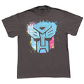Transformers Autobots Splattered Paint Charcoal T-Shirt - S