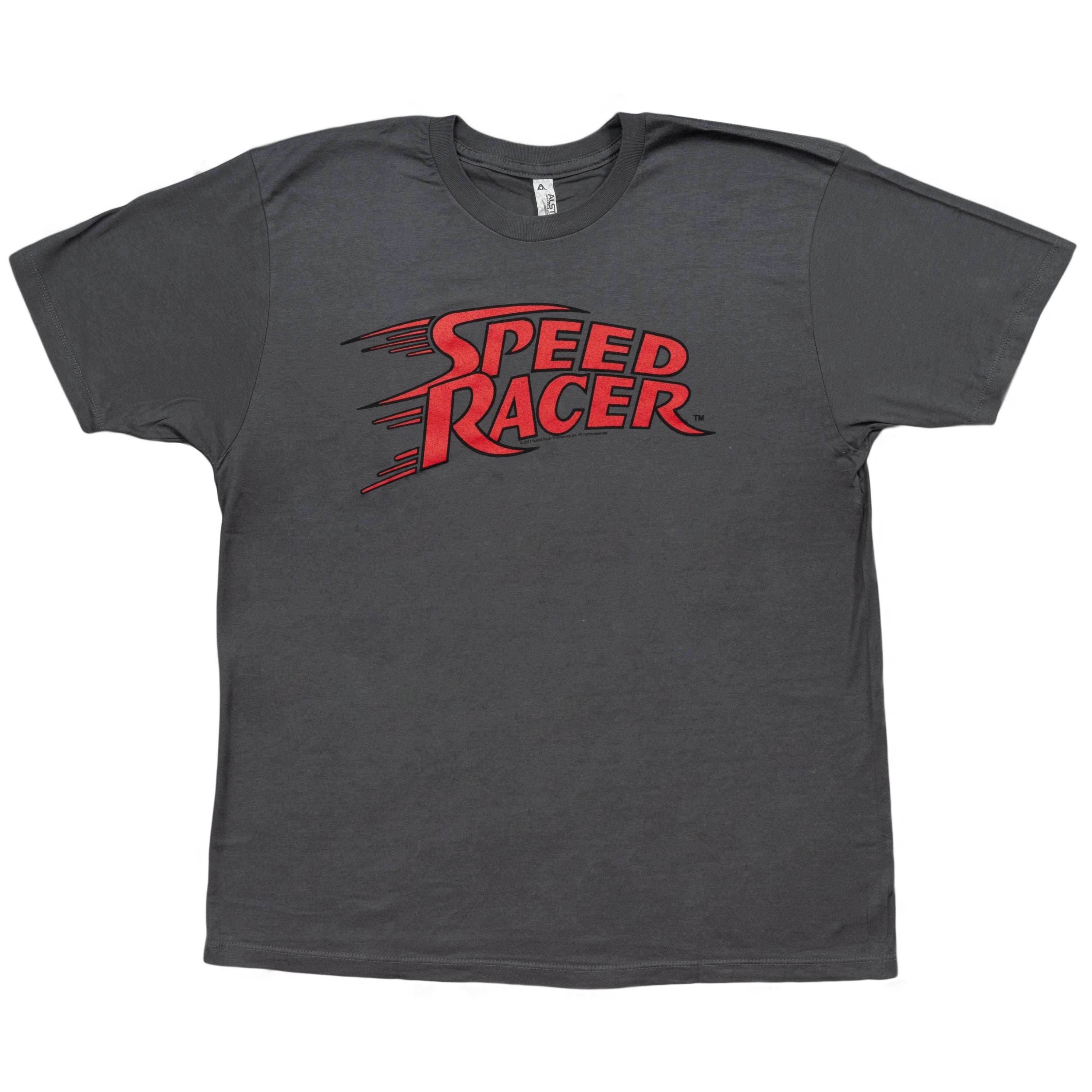 Speed Racer Logo Charcoal T-Shirt - S
