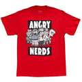 The Simpsons Angry Nerds Red T-Shirt - S