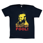 The A-Team Mr. T Shut Up Fool Adult Navy T-Shirt - S