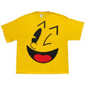 Pac-Man Big Face Yellow T-shirt- - 3XL