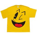 Pac-Man Big Face Yellow T-shirt- - 3XL