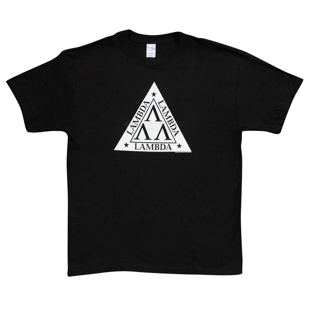 Revenge of the Nerds Lambda Lambda Lambda Adult Black T-Shirt - S