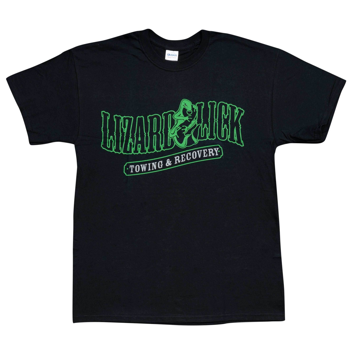 Lizard Lick Towing and Recovery Men's Black T-Shirt - S