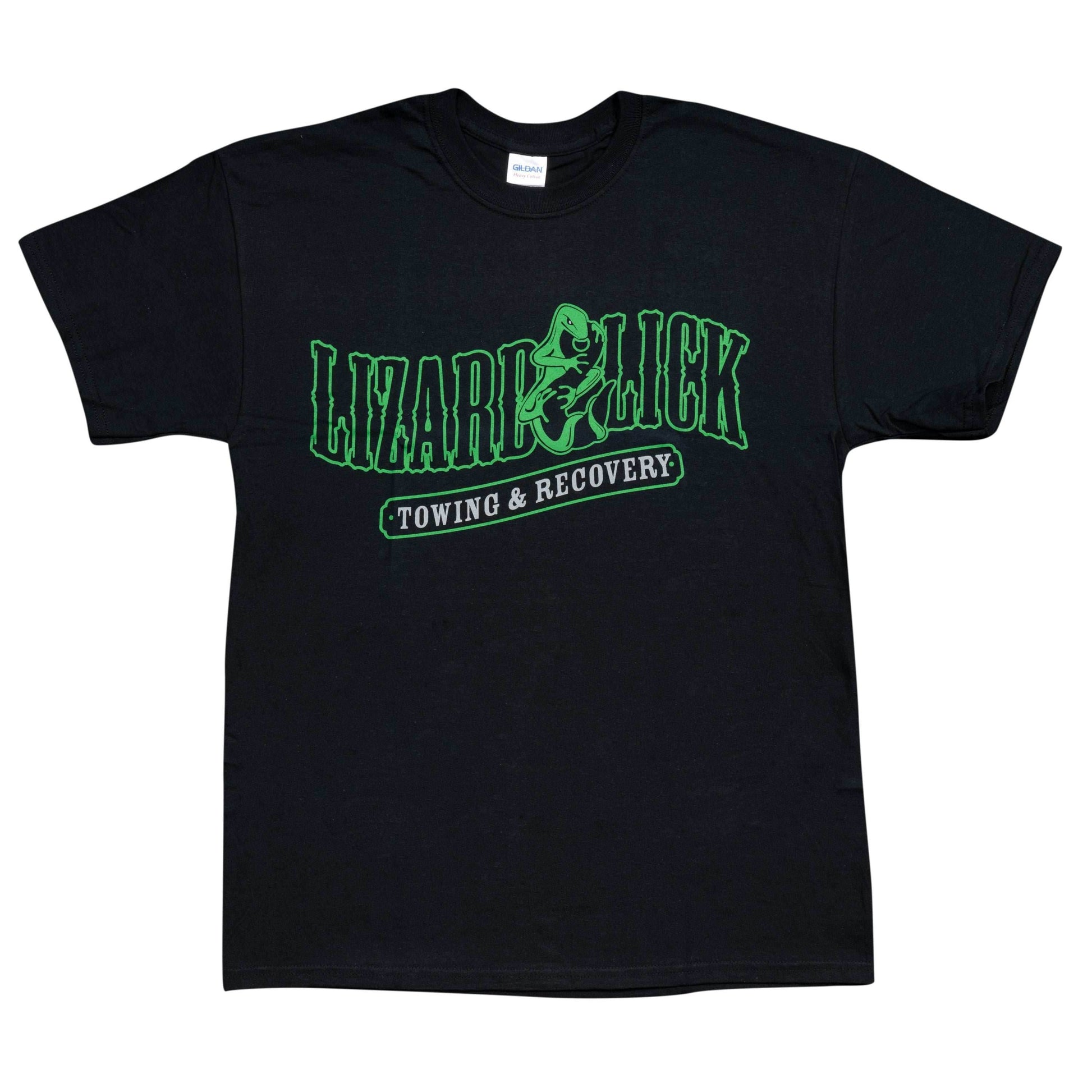 Lizard Lick Towing and Recovery Men's Black T-Shirt - S