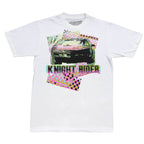 Knight Rider KITT Adult White T-Shirt - S