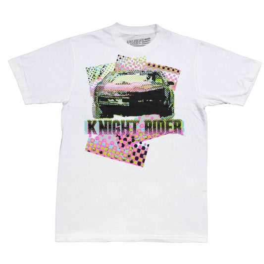 Knight Rider KITT Adult White T-Shirt - S