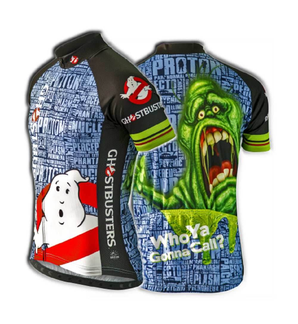 Ghostbusters Slimer Men's Cycling Jersey (S, M, 3XL) - Small