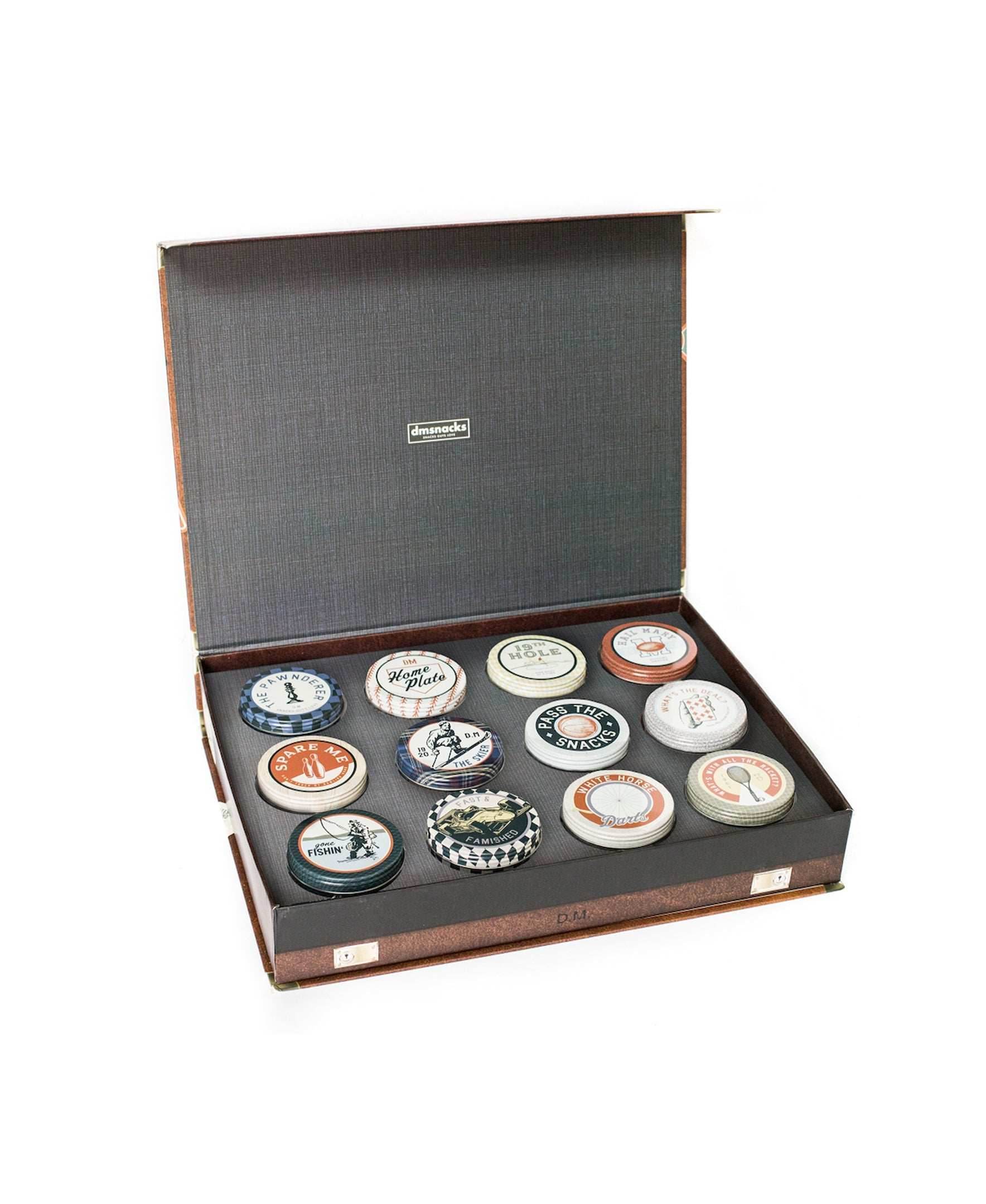 Bar Cart Snacks – Gourmet Snack Collection for Entertaining | 12 Vintage-Inspired Nut Blends - 