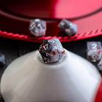 Smoke And Blood Handmade Resin DND Dice Set - Only 1 D20
