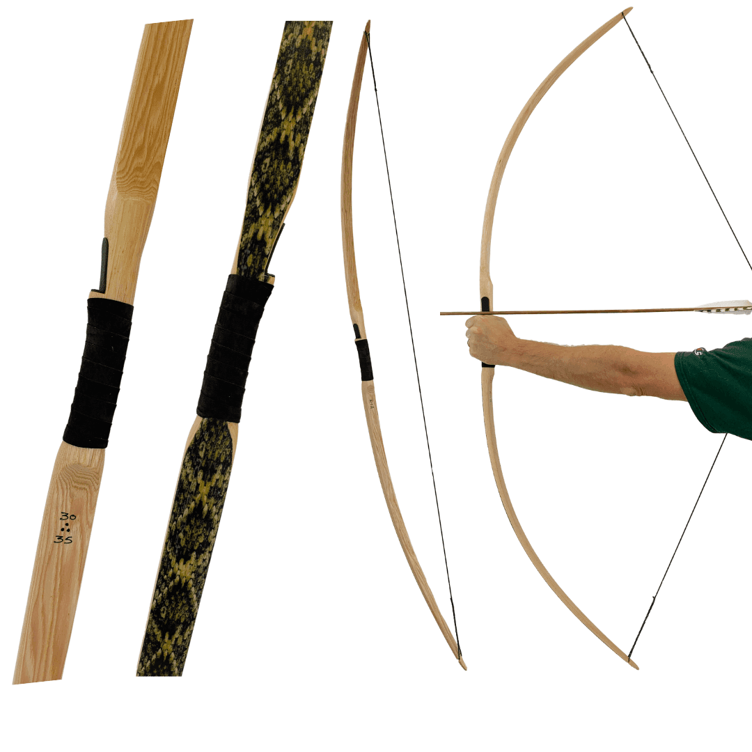 Snake River Longbow - Rattlesnake Skin - 20-25 / Right Hand