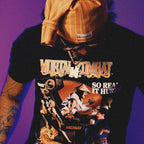 90S Mortal Kombat 'So Real It Hurts' Promo Black T-Shirt