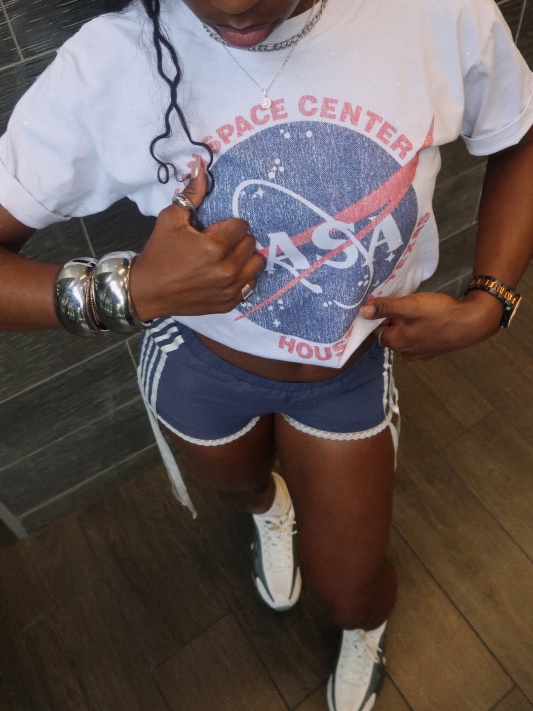 90'S Nasa Vintage White T-Shirt