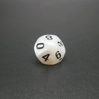 Snowy Owl - 7 Piece DnD Dice Set | Acrylic RPG Gaming Dice - 