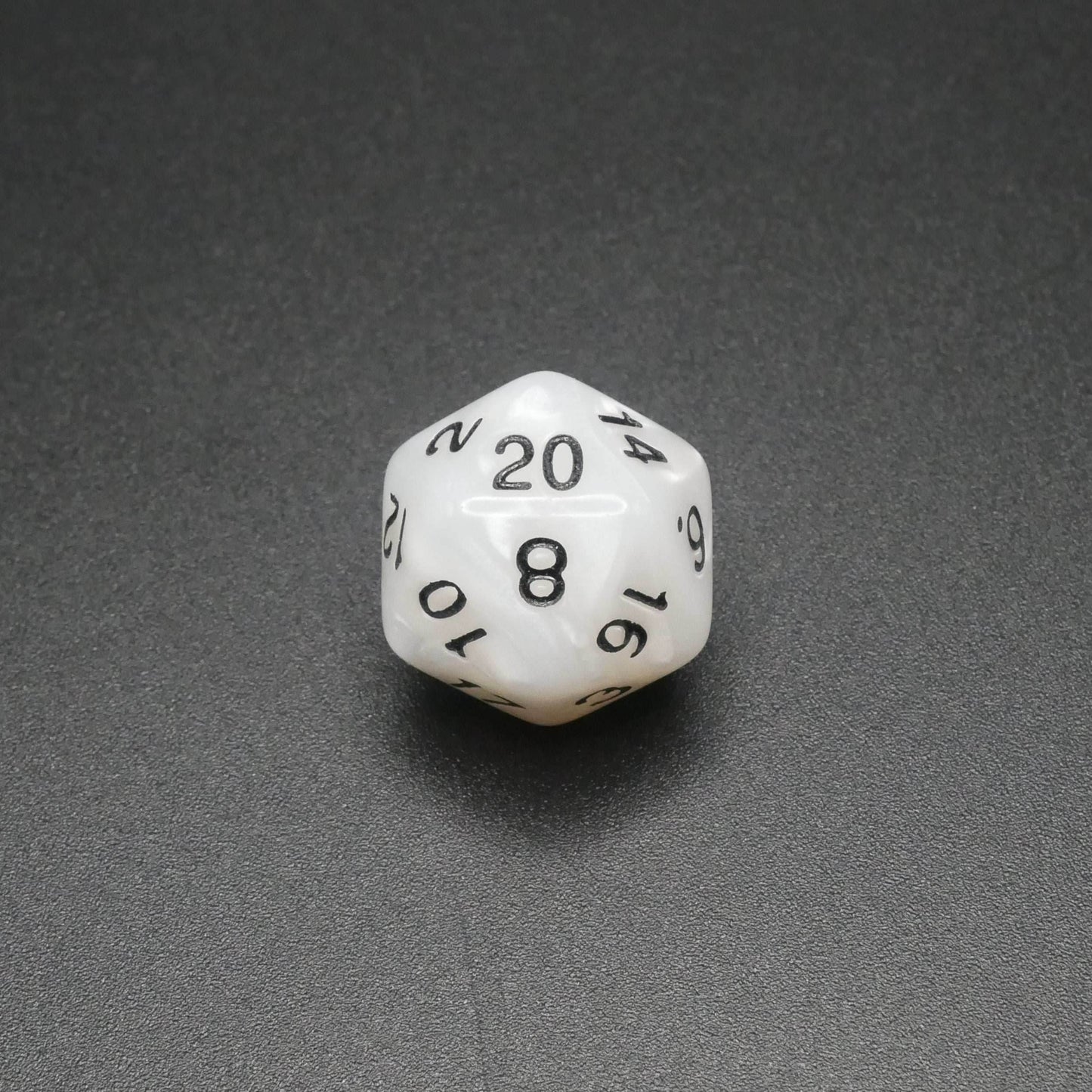 Snowy Owl - 7 Piece DnD Dice Set | Acrylic RPG Gaming Dice - 