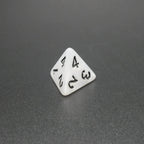 Snowy Owl - 7 Piece DnD Dice Set | Acrylic RPG Gaming Dice - 