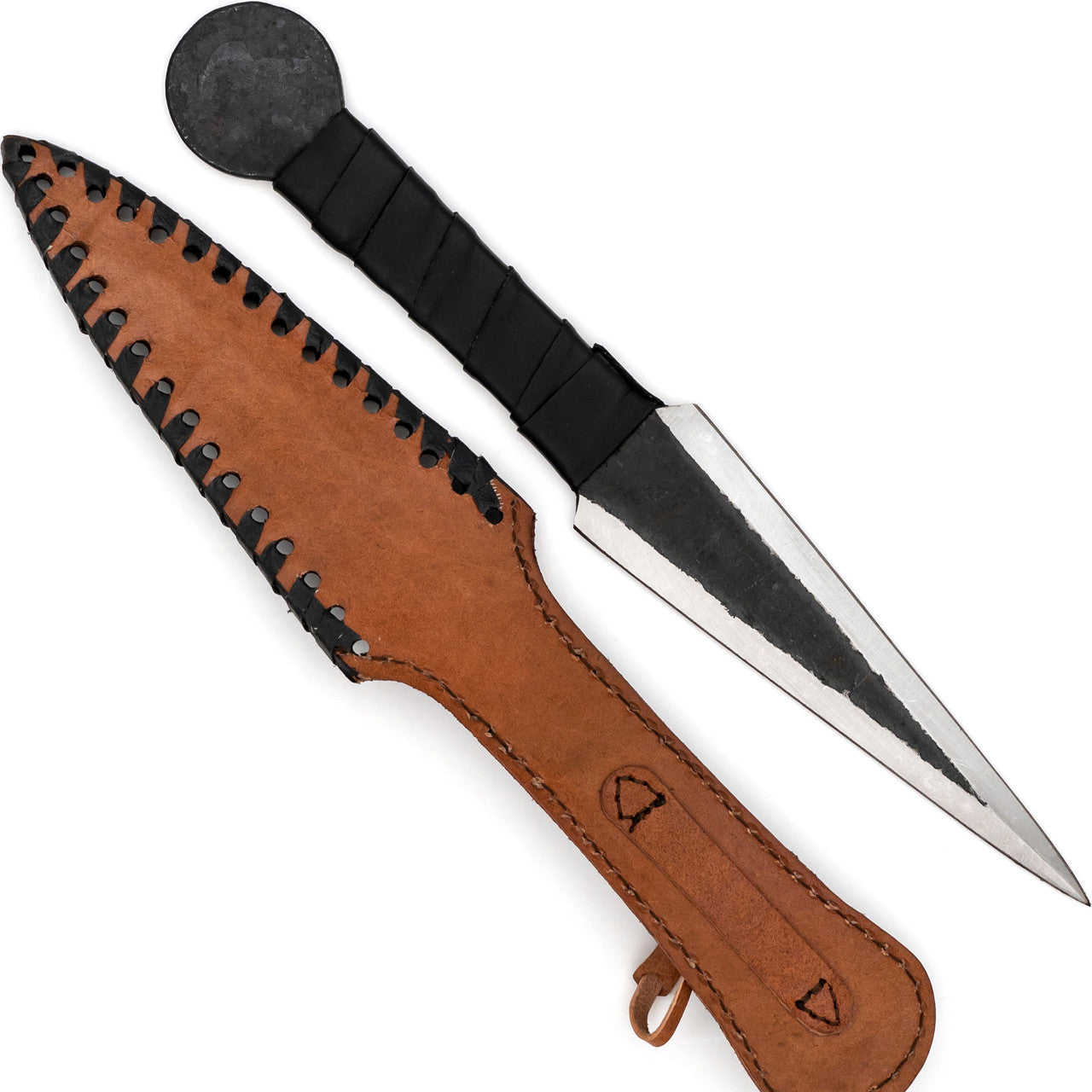 Soaring Heights Forged Carbon Steel Medieval Viking Style Throwing Dagger Knife-1