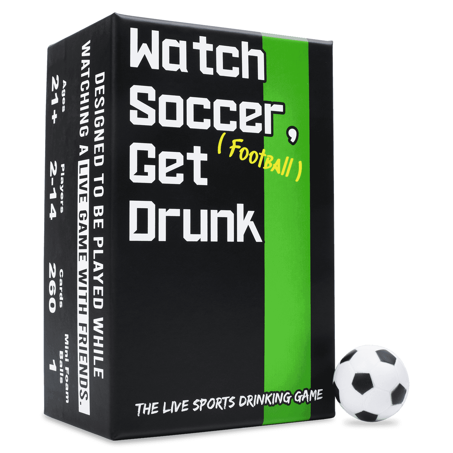 WATCH SOCCER, GET DRUNK - The Live Soccer Drinking Game - 