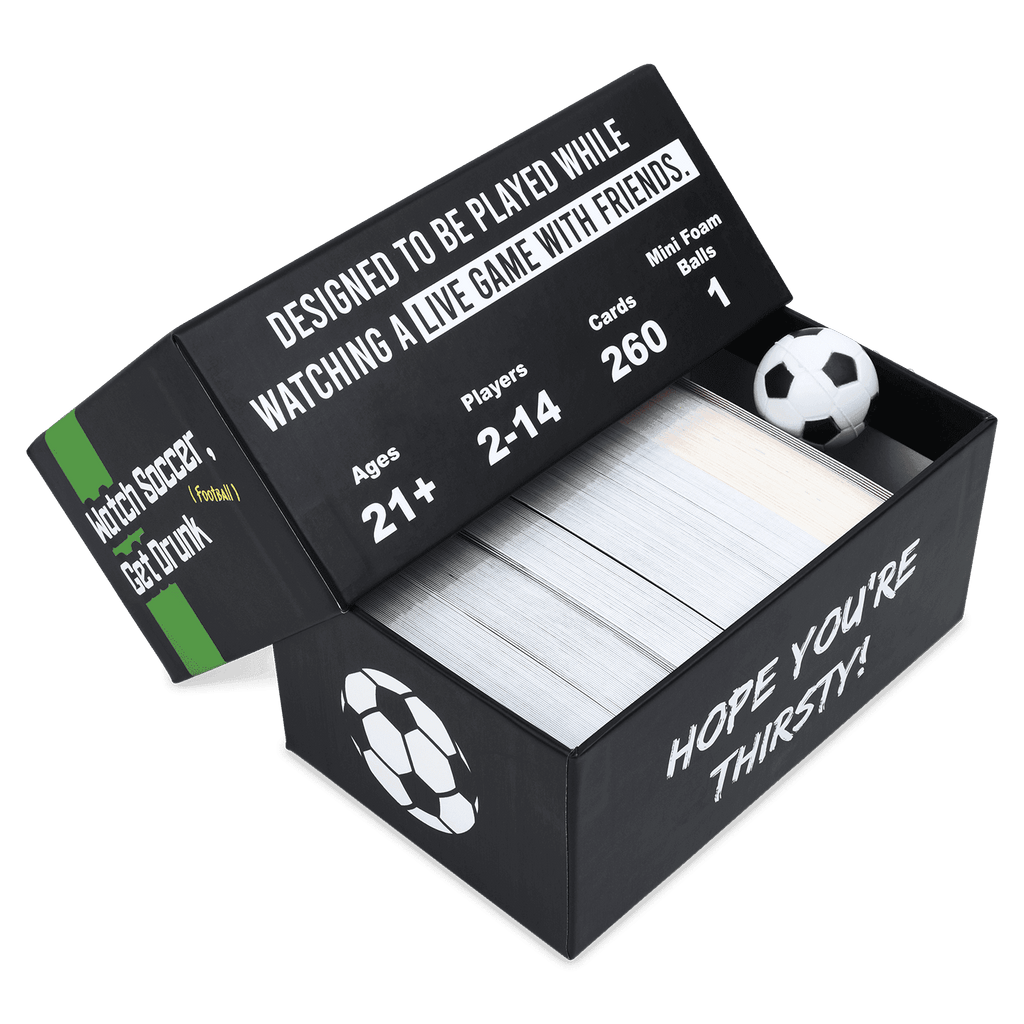 WATCH SOCCER, GET DRUNK - The Live Soccer Drinking Game - 