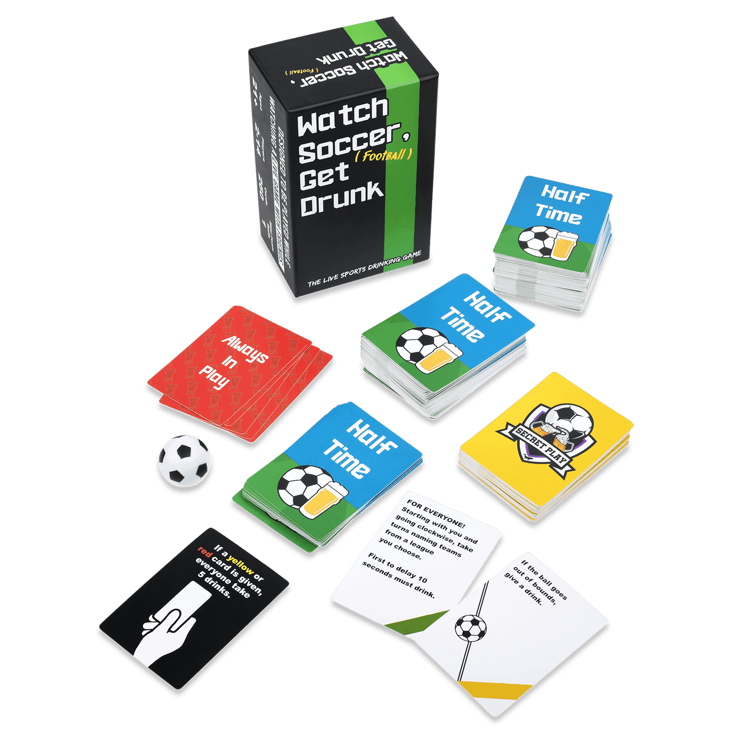 WATCH SOCCER, GET DRUNK - The Live Soccer Drinking Game - 