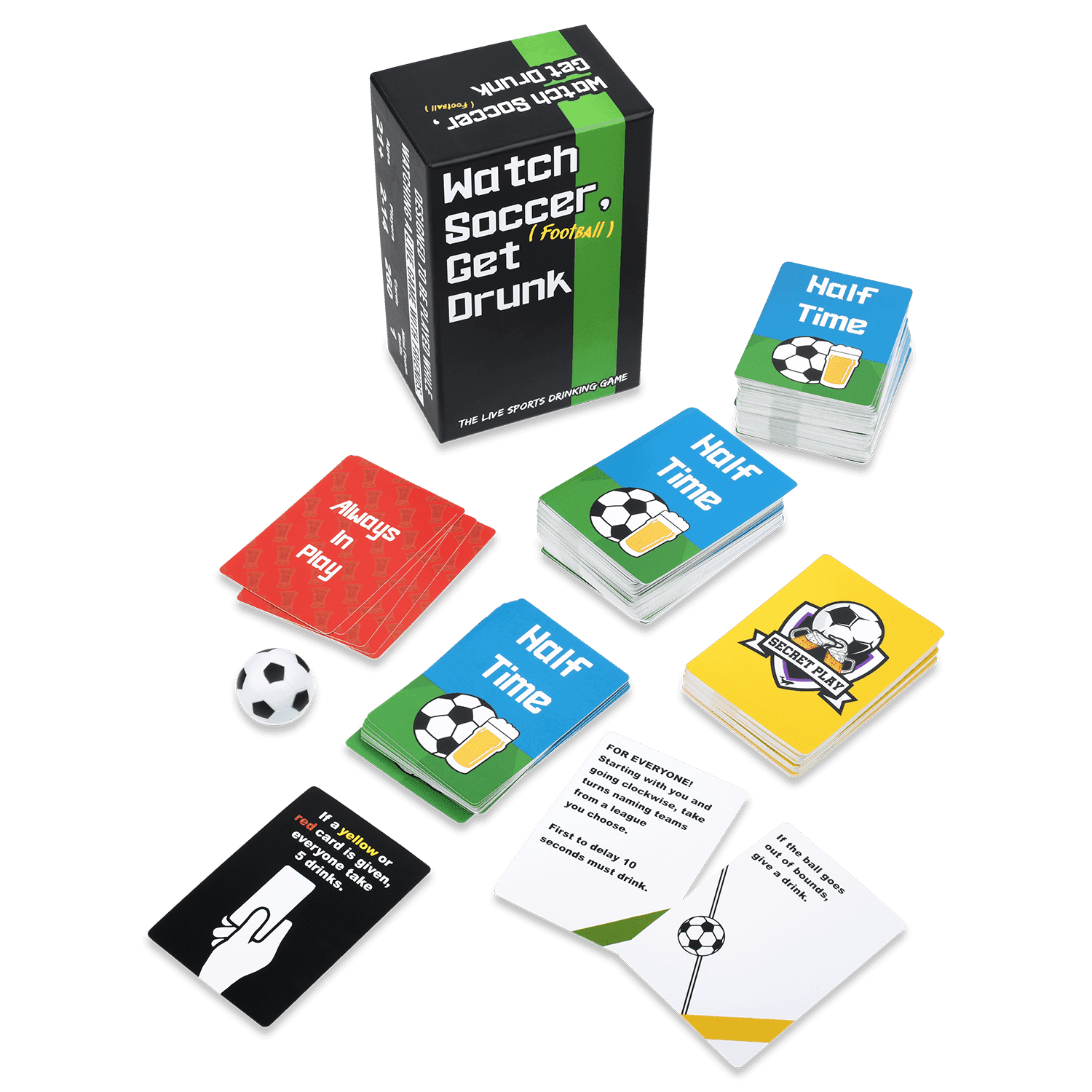 WATCH SOCCER, GET DRUNK - The Live Soccer Drinking Game - 