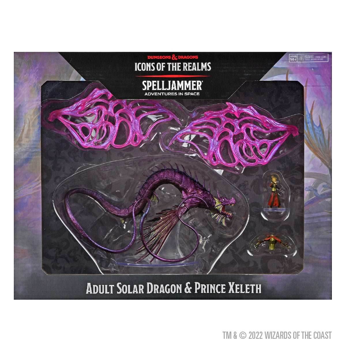 D&D: Icons of the Realms - Spelljammer Adventures in Space - Adult Solar Dragon & Prince Xeleth - 
