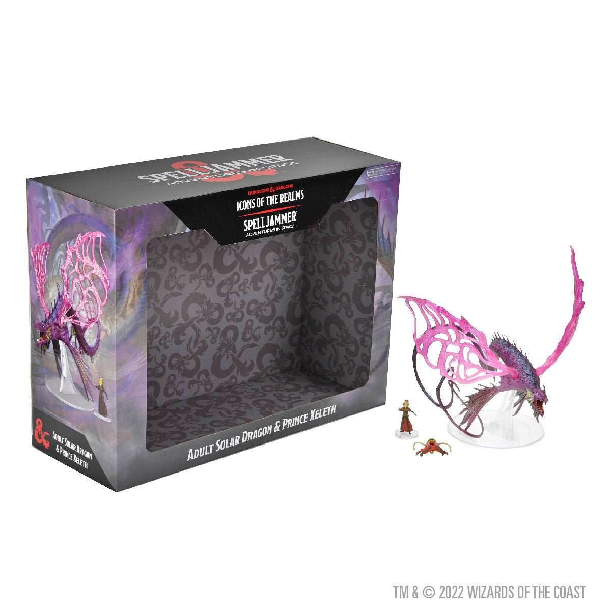 D&D: Icons of the Realms - Spelljammer Adventures in Space - Adult Solar Dragon & Prince Xeleth - 