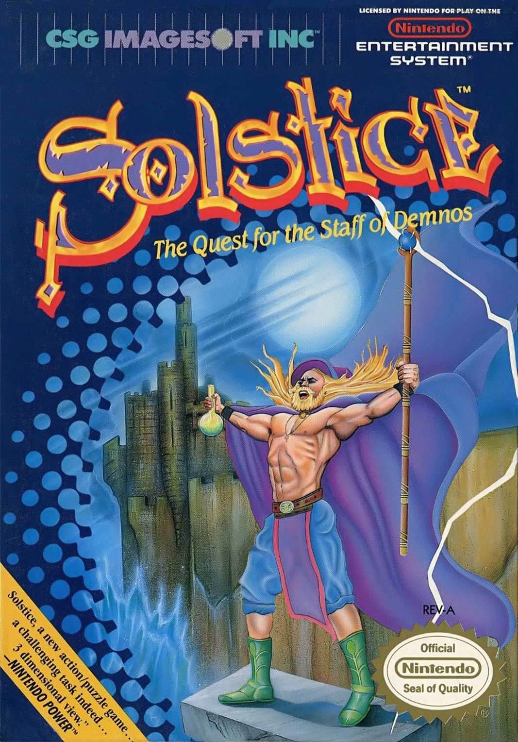 Solstice (Nintendo NES) - Game Manual Only