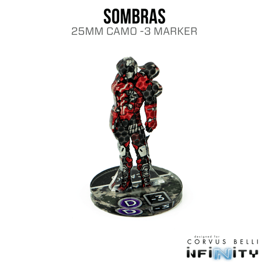 Infinity 3D Markers: Sombras (25mm Camo -3) - A