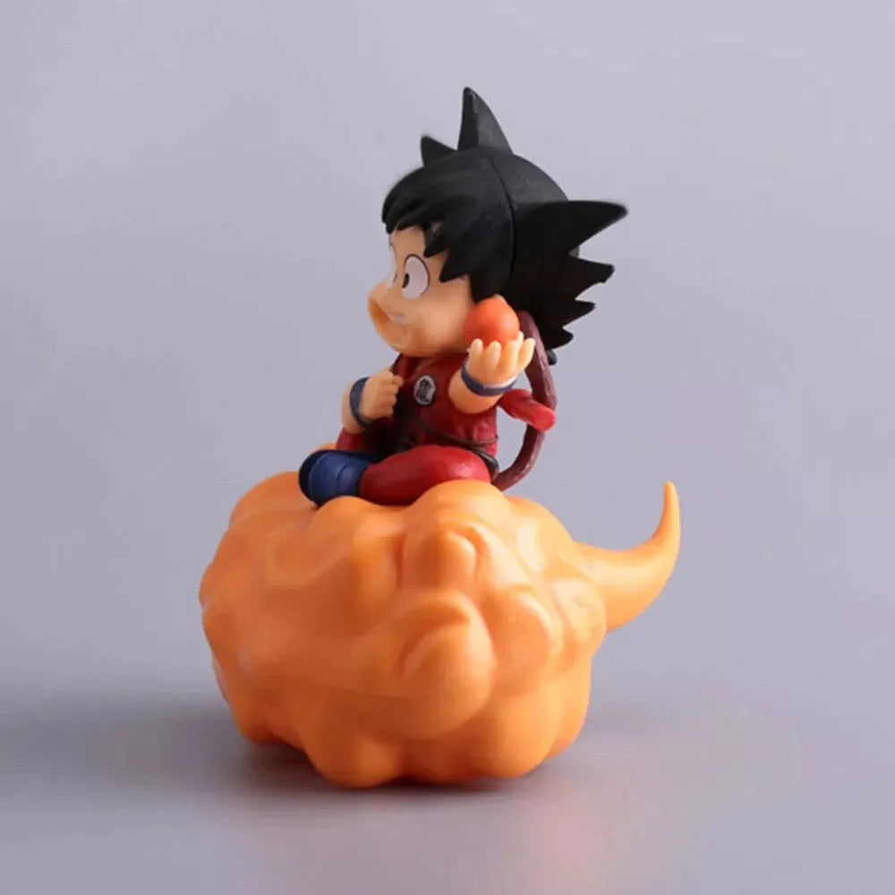 Son Goku Dragon Ball Figure, Dragon Ball Z Flying Nimbus Anime Figurine 4 in
