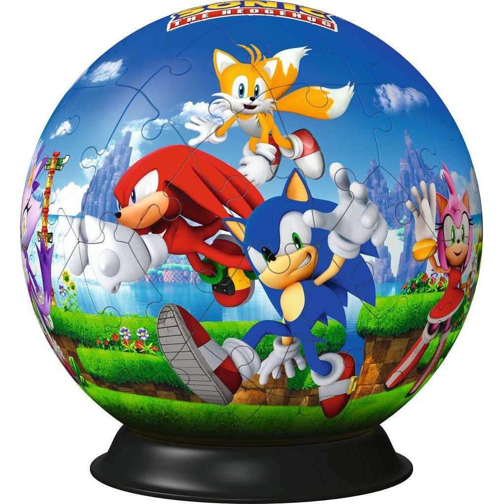 Sonic the Hedgehog Ball 73 Piece 3D Jigsaw Puzzle Ravensburger - 