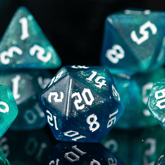 Sorcerer Class Acrylic Dice Set - 
