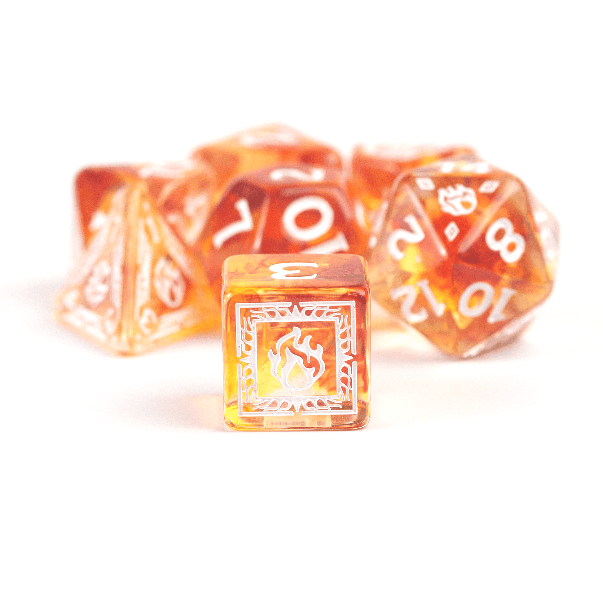 D&D Adventure Dice Set - Sorcerer Edition | Orange 16pc Collection - 