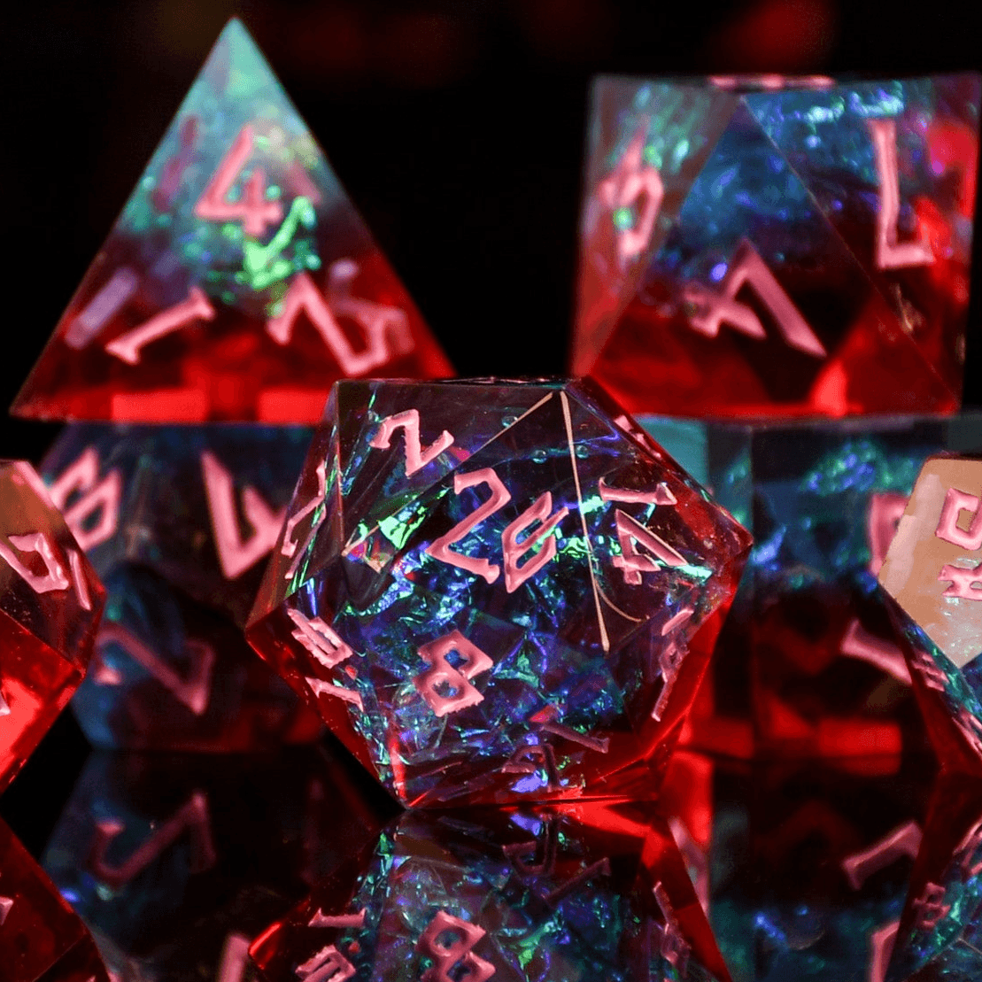 Sorcerous Burst Sharp-Edged Resin Dice Set 'PRE-ORDER | SPRING EVENT DEAL' - 