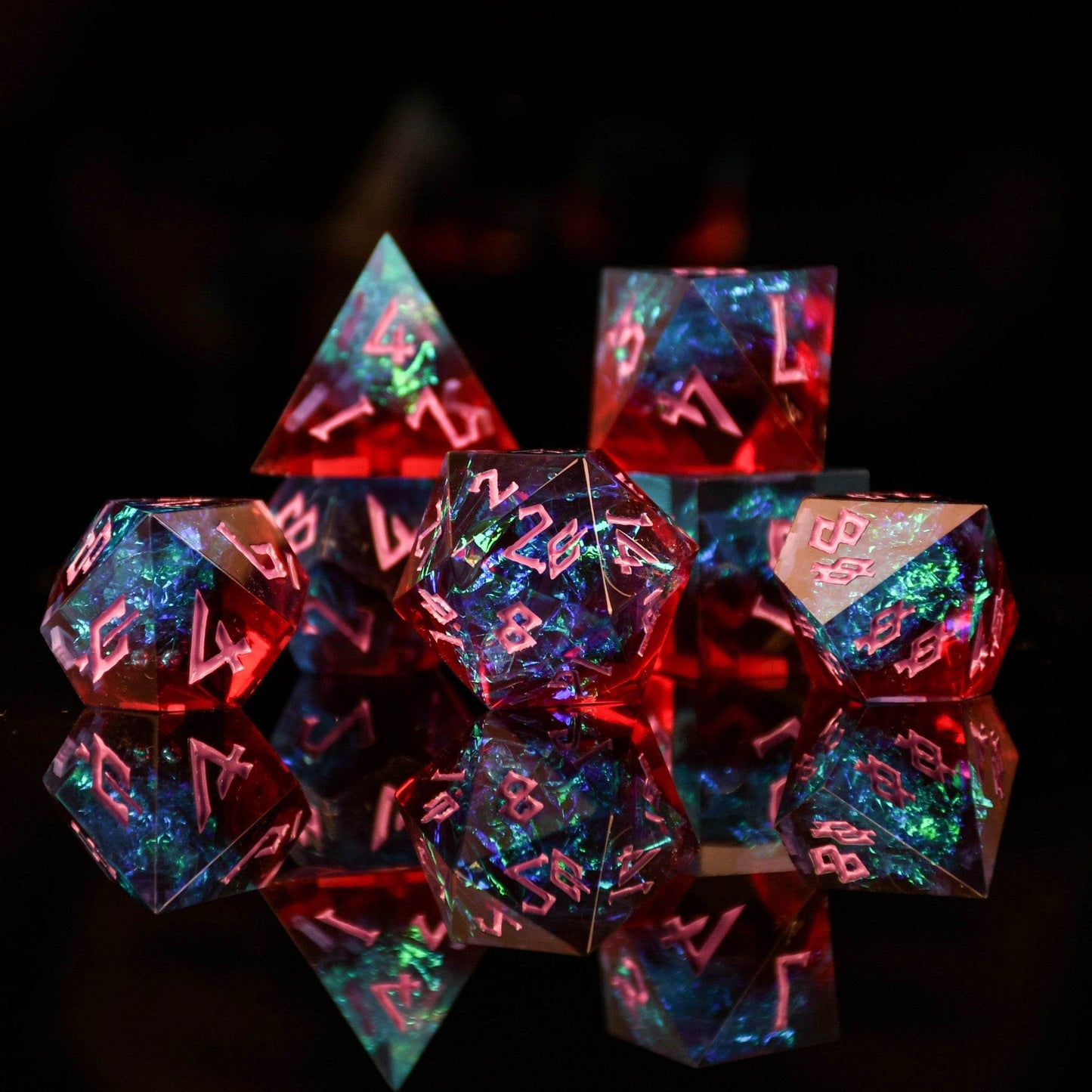 Sorcerous Burst Sharp-Edged Resin Dice Set 'PRE-ORDER | SPRING EVENT DEAL' - 
