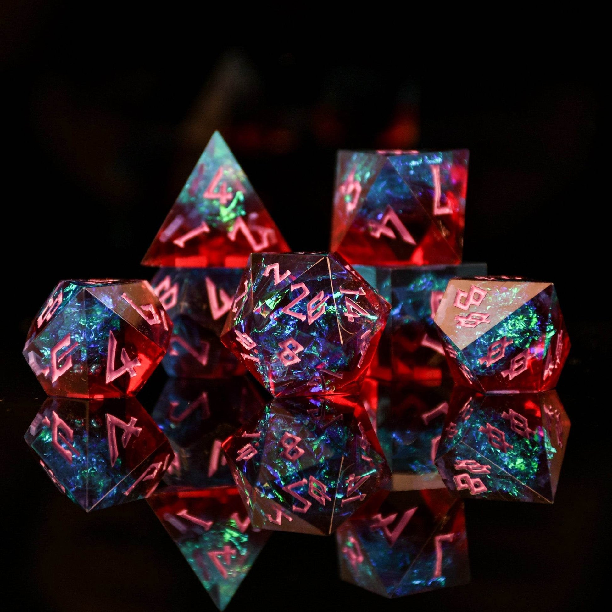 Sorcerous Burst Sharp-Edged Resin Dice Set 'PRE-ORDER | SPRING EVENT DEAL' - 