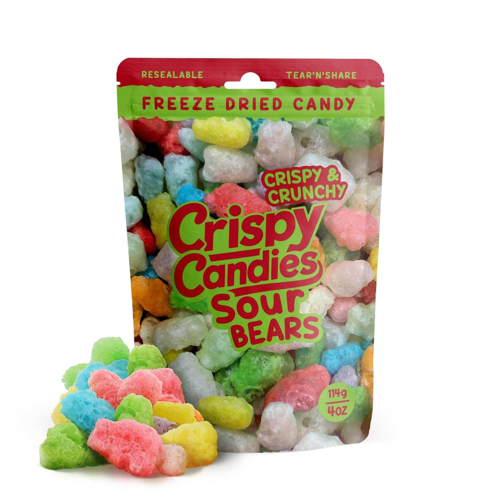 Crispy Candies - Sour Bears Freeze Dried Candy 114g - 
