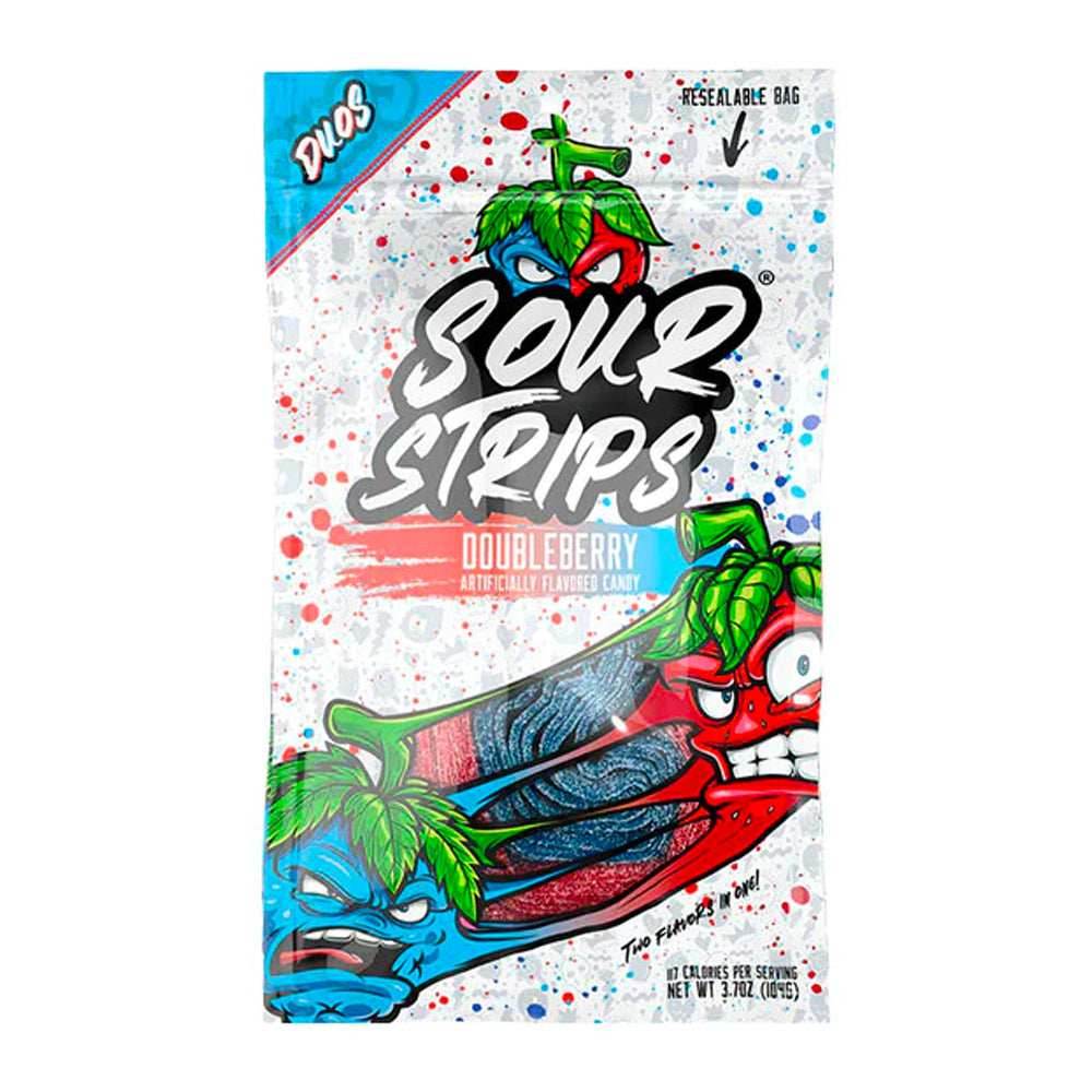 Sour Strips Double Berry (104g) - 