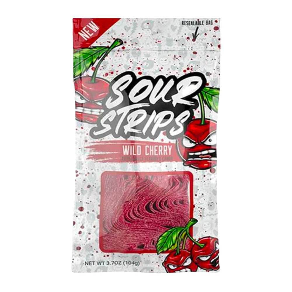 Sour Strips Wild Cherry (104g) - 