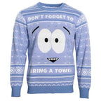 Southpark Towelie Bring A Towel Christmas Sweater - XS
