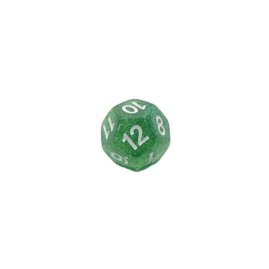Spearmint Drop - 7 Piece DnD Dice Set | Acrylic RPG Gaming Dice - 