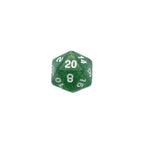Spearmint Drop - 7 Piece DnD Dice Set | Acrylic RPG Gaming Dice - 