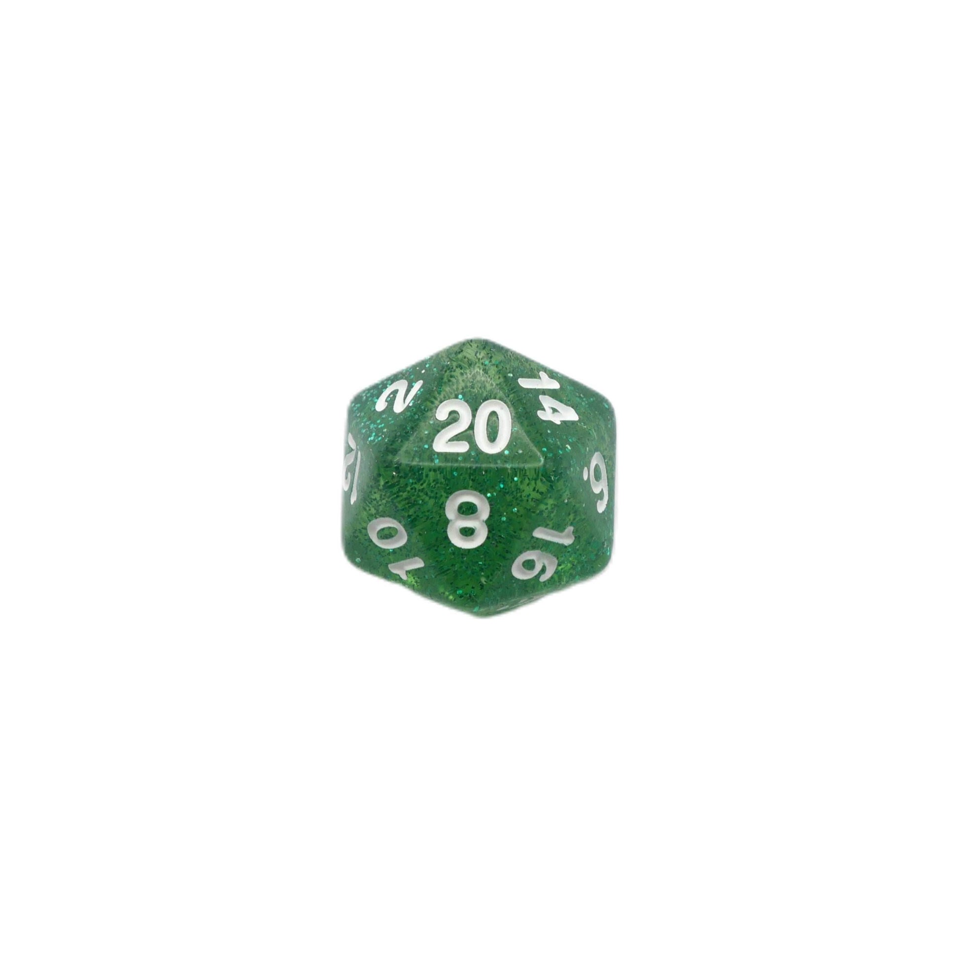 Spearmint Drop - 7 Piece DnD Dice Set | Acrylic RPG Gaming Dice - 