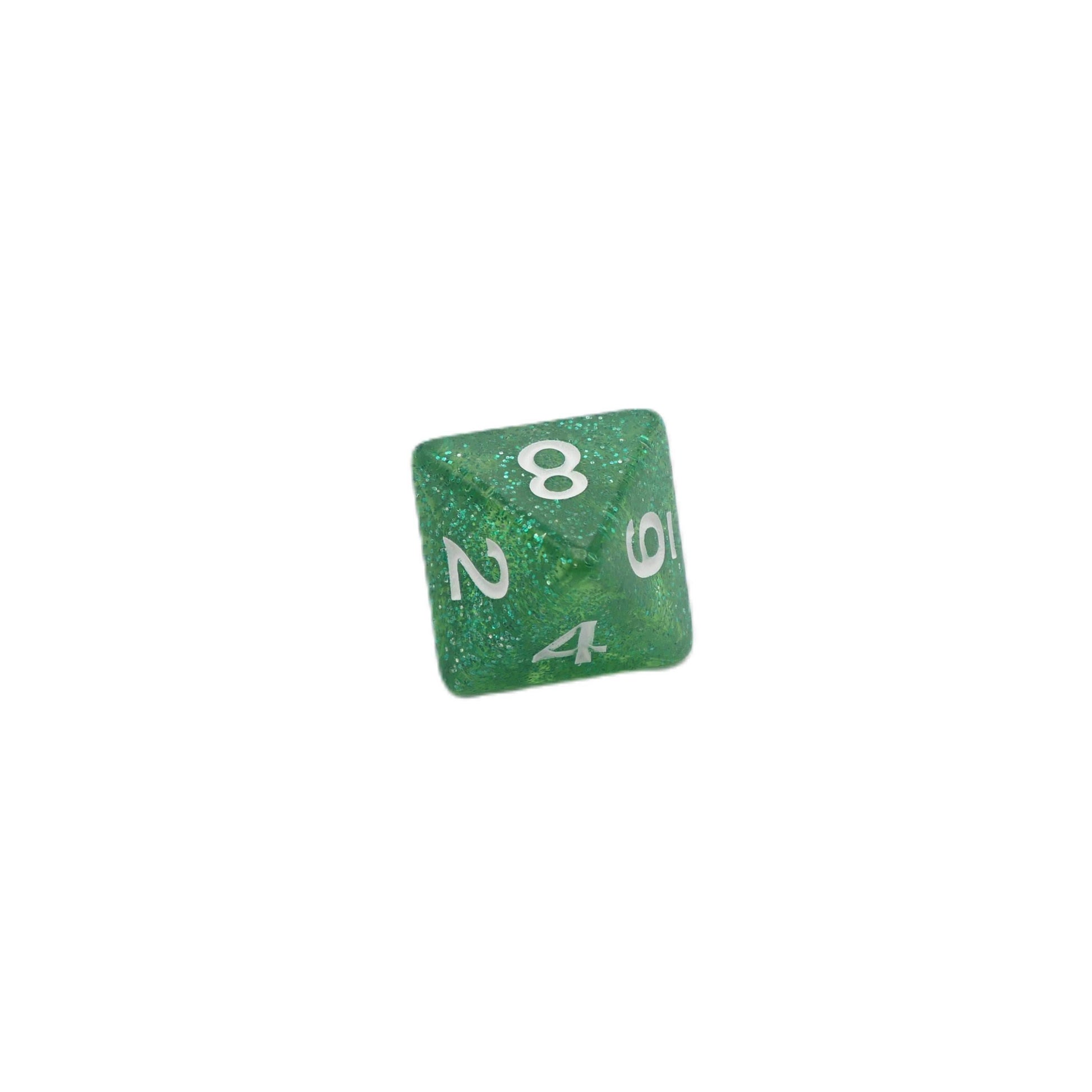 Spearmint Drop - 7 Piece DnD Dice Set | Acrylic RPG Gaming Dice - 