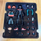 Spiderman Miles Morales Figure, Marvel Spider-Man Spider Verse Figurine 5 in
