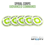 Infinity Faction Command Tokens - Spiral Corps (5pc)