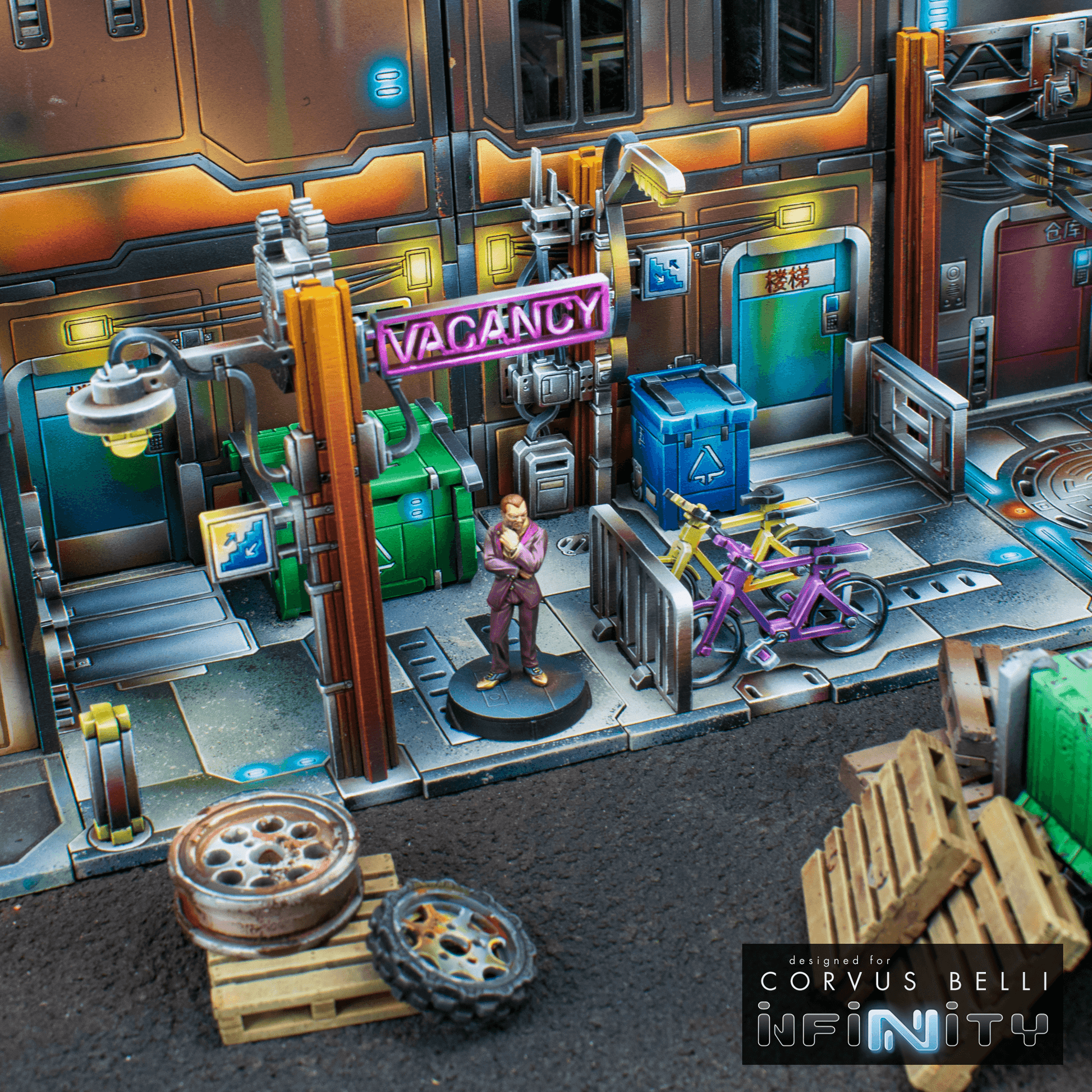 Xiguan Left Back Alley - Color Printed