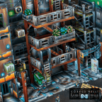 Xiguan Fire Escape - Back Alley / Color Printed