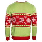 Spongebob LED Reindeer Nose Ugly Christmas Sweater - XS